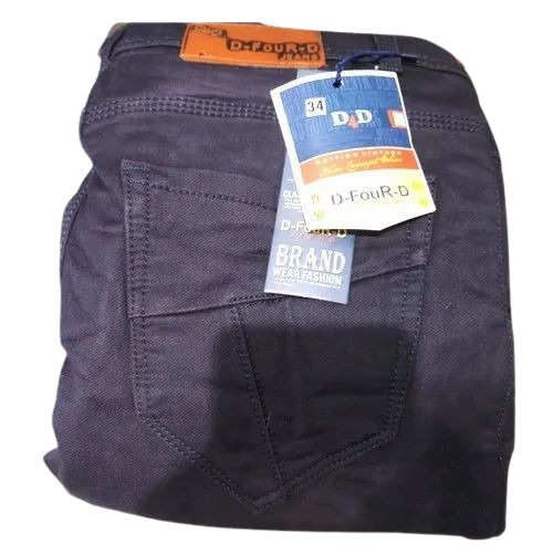 Mens Regular Fit Navy Blue Denim Jeans - New, Anti Wrinkle, Breathable, Quick Dry, Washable | Ideal for Party Wear, All Seasons