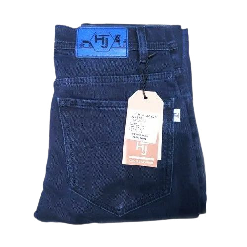Mens Regular Fit Stretchable Denim Jeans - New Quality Blue Color, Machine Washable, Anti Wrinkle, Quick Dry, Breathable, No Fade Features