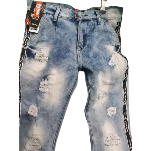 Mens Rugged Casual Denim Jeans