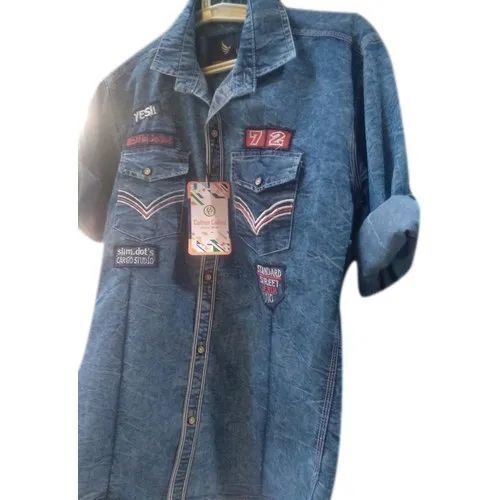 Mens Stylish Denim Shirt