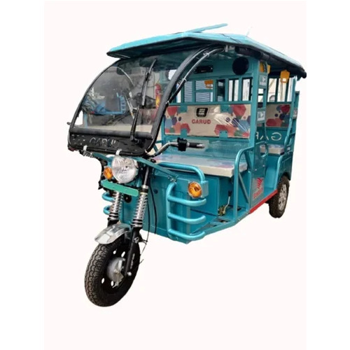 Mild Steel Electric Rickshaw - 600 Kgs Load Capacity, 48V 1000W Motor, 130 AH Battery | 6 Seater, Top Speed 40 km/h