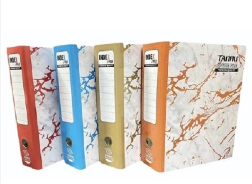 Printed Box File Holder - Cardboard Various Sizes Available | Lightweight Tear-Resistant Easy to Clean