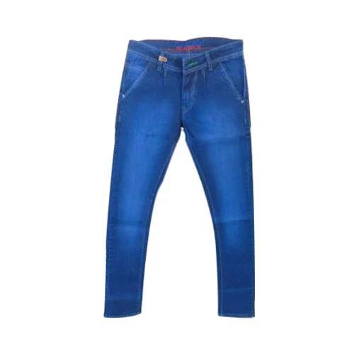 Premium Men's Denim Jeans - Regular Fit Light Blue | Optimum Soft Fabric Elegant Pattern Shrink Resistance Unique Color Combinations Fashionable Design