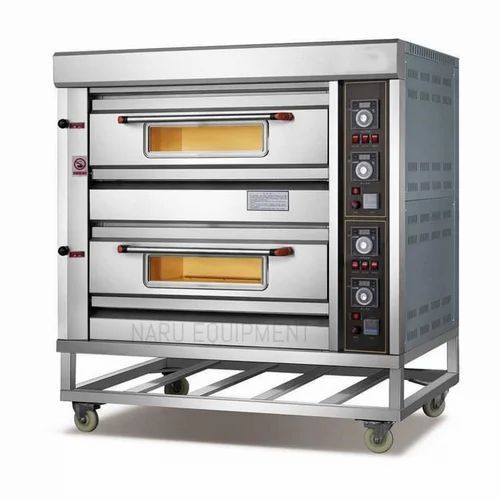 Semi Automatic Digital Bakery Gas Oven - Material: Aluminum