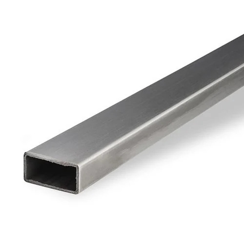 Stainless Steel Rectangular Pipe - Seamless, Silver | Durable, High Strength, Corrosion Resistant, Structure Application