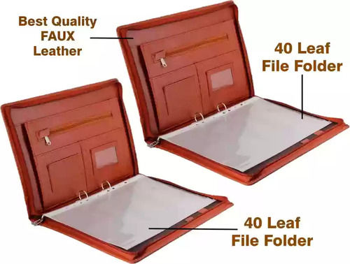  Leather File Folder - Color: Any