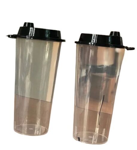 500ml Disposable Plastic Shake Glass