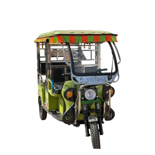 Victory 6 Seater Electric Passenger Rickshaw - 750W Motor Power, 3 Hour Charging, Upto 500 Kg Load, Max Range 120 Km | Made in India, Eco-Friendly Mobility Solution