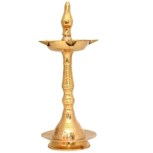 Brass Kerala Deepam - Color: Golden