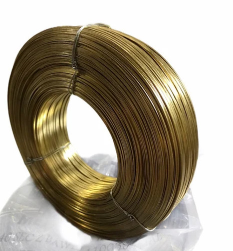 Brass Zipper Wire - 2mm Thickness, Armoured with 55 Shore A Hardness - Industrial Grade Quality