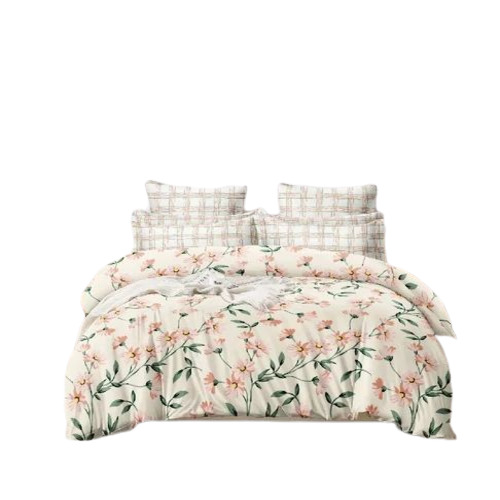 Cotton Bed Sheet - Double Size, Multi Colored Floral Print | Premium Quality, Optimum Comfort