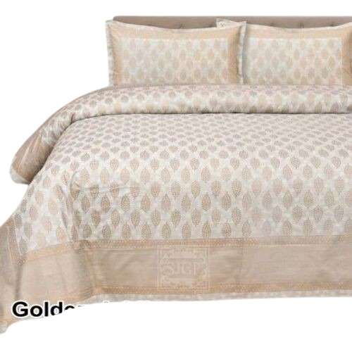 Cotton Bedsheet - Premium Quality Double Size, Multi-Colored Floral Embroidery Design | Optimum Comfort for Home Use