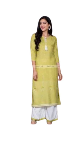 Ladies Cotton Kurtis - New Quality, All Size Options | Simple Style, Anti-Wrinkle, Washable, Breathable, No Fade
