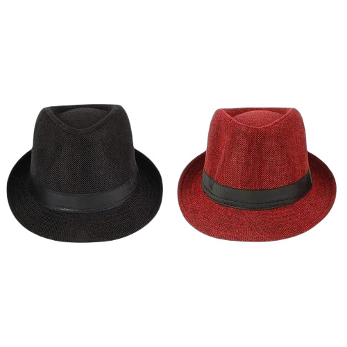 Men Plain Fedora Hat