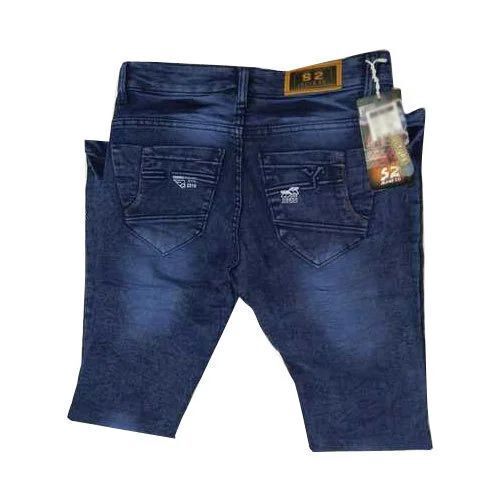 Men's Premium Quality New Light Blue Denim Jeans - Slim Fit, Faded Look | Stretch Comfort, Durable Knit, Quick Dry, Breathable