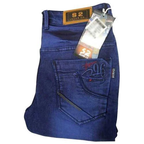 Mens Denim Knitted Jeans