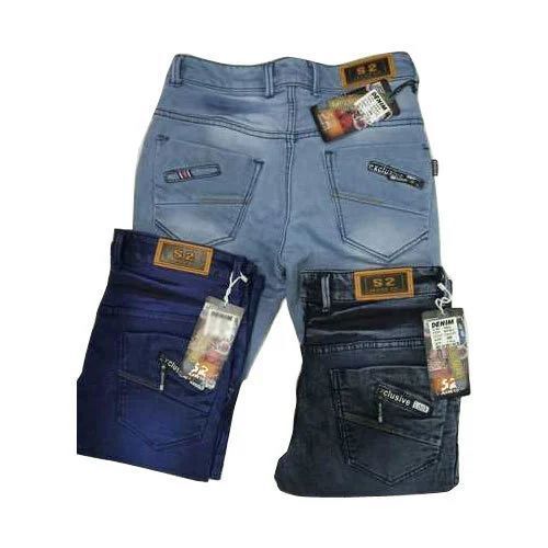 Premium Quality Denim Jeans - Optimal Stretch Comfort, Slim Fit Design, Durable Knit | Light Blue, Quick Dry, Water Proof, Breathable