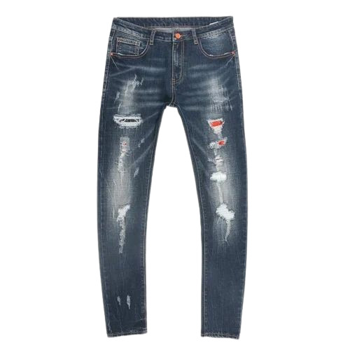 Mens Rugged Denim Jeans - Stretchable, Regular Fit, All Sizes, Blue | Machine Washable, Breathable, Quick Dry, Anti Wrinkle, Casual Wear