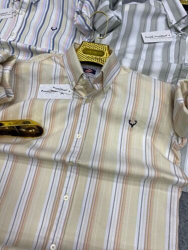 Mens Striped Shirt - Chest Size: All