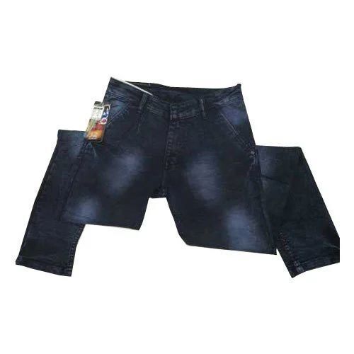 Narrow Fit Mens Denim Jeans - Denim Skinny Fit Dark Blue | Stretch Comfort Soft Texture Flexible Movement Breathable Cool Dry