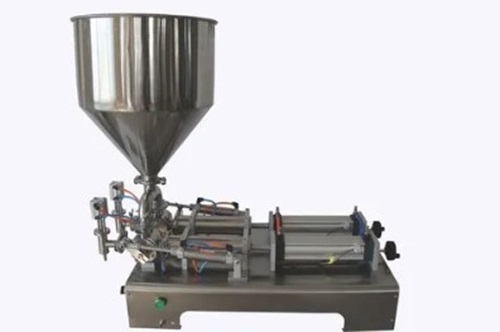 Paste Filling Machine - 100 ml to 500 ml Capacity, Stainless Steel - Semi-Automatic, Wooden Packaging, 1 Hp Power Consumption, Silver Finish