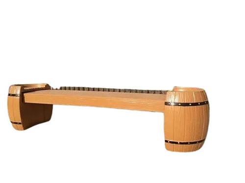 RCC Barrel Pot Bench - 1850mm Length, 450mm Width, Red Color | Eco-Friendly, UV Resistant, Water Resistant, Modern Design