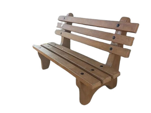 RCC Khaya Bench - 5x7 Feet Brown Color | Eco-Friendly UV Resistant Water Resistant Modern Design 3 Seater