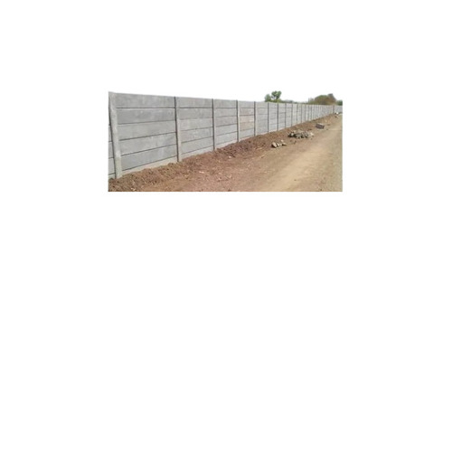 RCC Readymade Wall - RCC, 5 to 9 Feet Height, Grey Color, 50mm Thickness | Precasted, Easy to Assemble, Ideal for Agriculture & Industrial Land