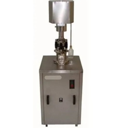 Semi Automatic Capping Machine - Electric Driven, Stainless Steel 304 | Custom Capacity, Silver Finish