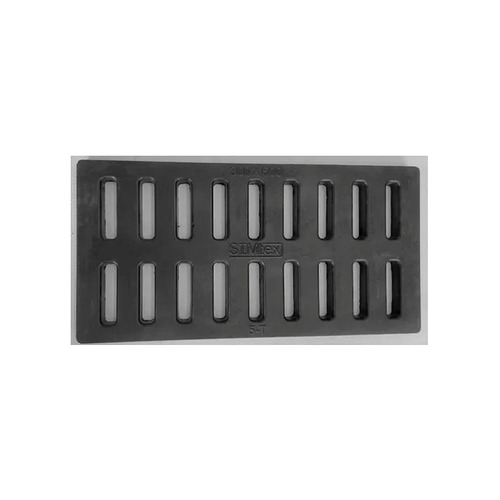 Simtex FRP Water Gully Cover - 12x24 Inch, Anti Corrosive Black Design, 5 Tonne Load Capacity