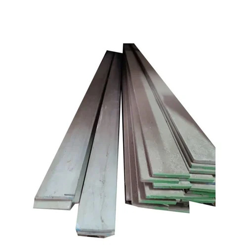 Stainless Steel S S Flat Bar - Durable and Corrosion Resistant, High Strength Design | Industrial Application, Silver-Grey Finish, Flat Bar Shape