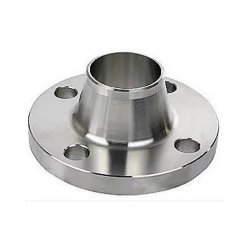 Stainless Steel Weld Neck Flanges - High Strength Corrosion Resistant Rust Free Silver Round Design
