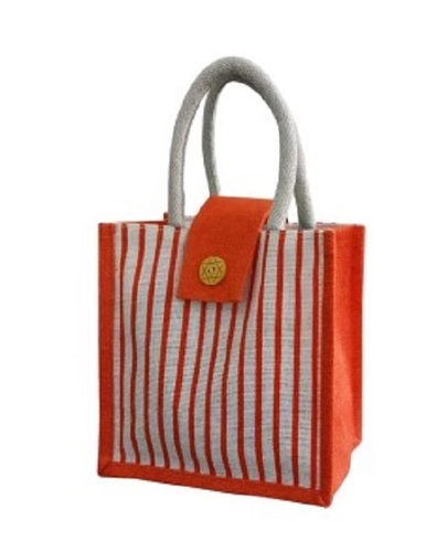 Blossom Designer Jute Bag - Jute Material, Various Sizes Available, Multiple Colors | Spacious, Lightweight, Easy to Carry, Ideal for Gifts and Shopping