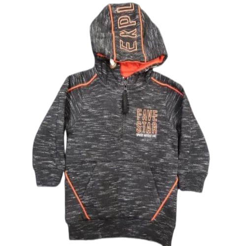 Boys Zipper Hoodie Sweatshirt - Premium Quality Fleece, Multicolor Full Zip Graphic Design with Hooded Collar and Full Sleeves