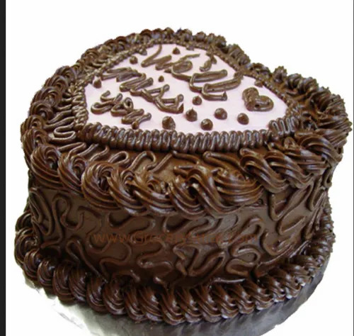 Indulgent Chocolate Cake - 2 Kilograms, Eggless, Rich Flavor with Decadent Frosting and Customizable Toppings