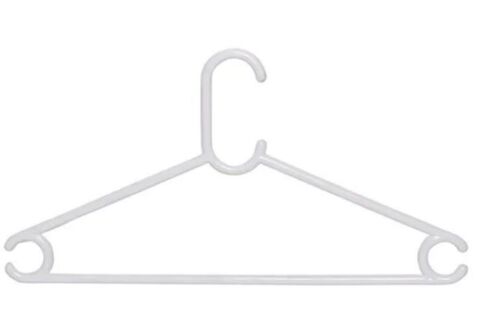 Coat Hangers - Plastic Material, Multiple Colors for Garment Storage with Durable Design