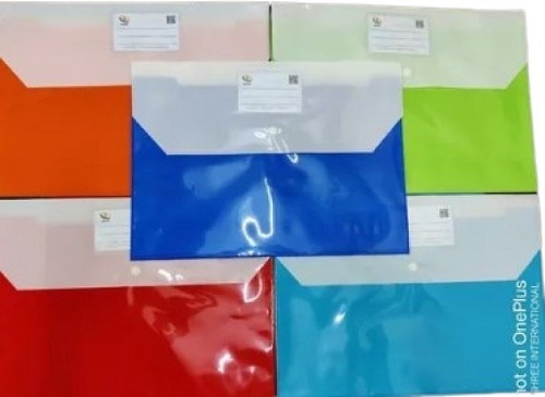 Double Pocket Button Folder Bag