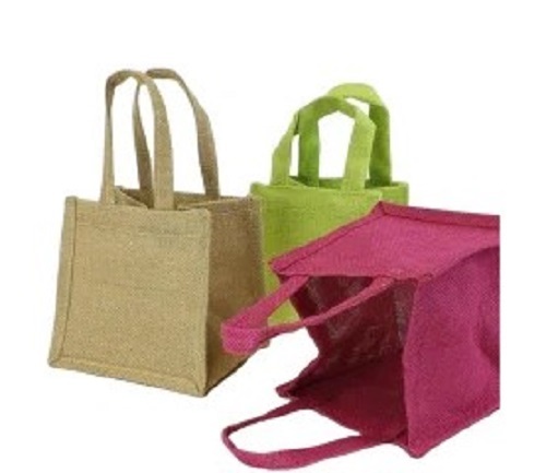 Jute Wedding Bag - Spacious Lightweight Design | Easy to Carry, Plain Pattern, Available in Various Sizes and Colors