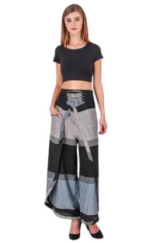 Ladies Open Trousers - Cotton, All Sizes, Long Length, Plain Pattern | Anti-Wrinkle, Washable, Breathable, Quick Dry, Full Sleeves, Casual Wear