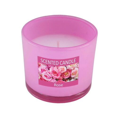 Murphy Scented Candle - Paraffin Wax Two-Piece Set | Elegant Pink Jar Smokeless Flame Hand-Poured Eco-Friendly 20-Hour Clean Burn