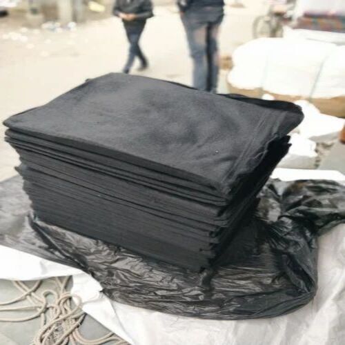 Woolen Non Woven Blanket - Grey, Full Size | Premium Quality, Plain Dyed Design, Bale Packaging of 70 Pieces