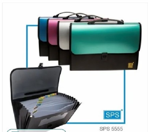 Plastic Expanding File - Lightweight Plastic, Various Sizes Available | Easy to Carry, Long-lasting Document Safety, Easy to Clean