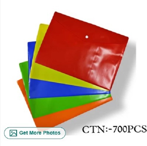 Tear Resistant Plastic Folder - Various Sizes Available | Lightweight, Easy to Carry, Spacious Design