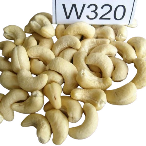 Premium W320 Cashew Nuts - Natural Dried, Light Yellow Color, Raw Flavor, 100% Pure Quality, Very Good for Health