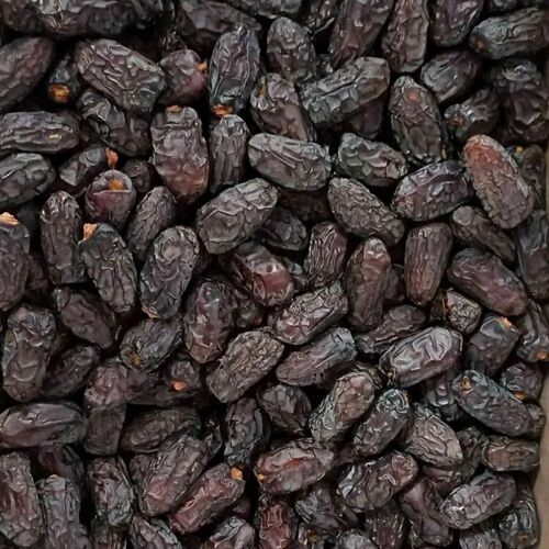 Safawi Kalmi Dates - 5 Kilograms, Very Good Quality, Natural Sunlight Dried, Elongated Shape, Sweet Taste, Black Color, 100% Maturity, 6 Months Shelf Life, Health Benefits