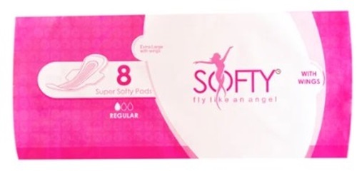 Sanitary Napkins - Cotton, All Size | Disposable, 3-Year Shelf Life, White Color