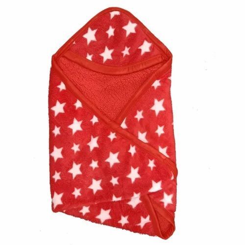 Woolen Red Newborn Baby Blanket