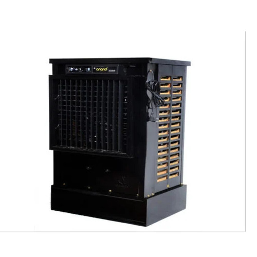 Metal Air Cooler - 65 Litre Capacity 220V Single Phase 200W Power Consumption | Black Floor Standing Ideal for Home Factory School Cafe