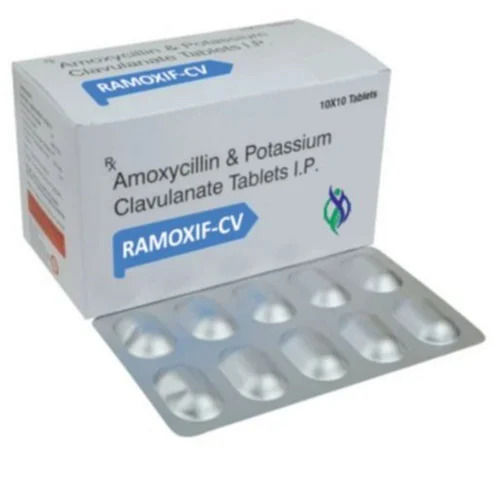 Amoxicillin Potassium Clavulanate Tablets IP, 375 mg