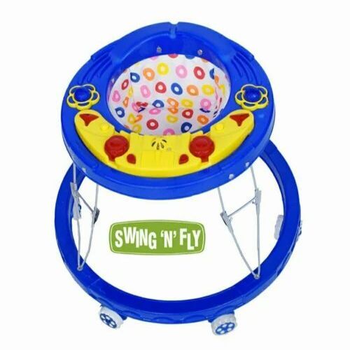 Baby Walker - Premium Quality Plastic, Round Design Height 5 Inches | Multicolor for Ages 3-12 Months, 1-2 Years